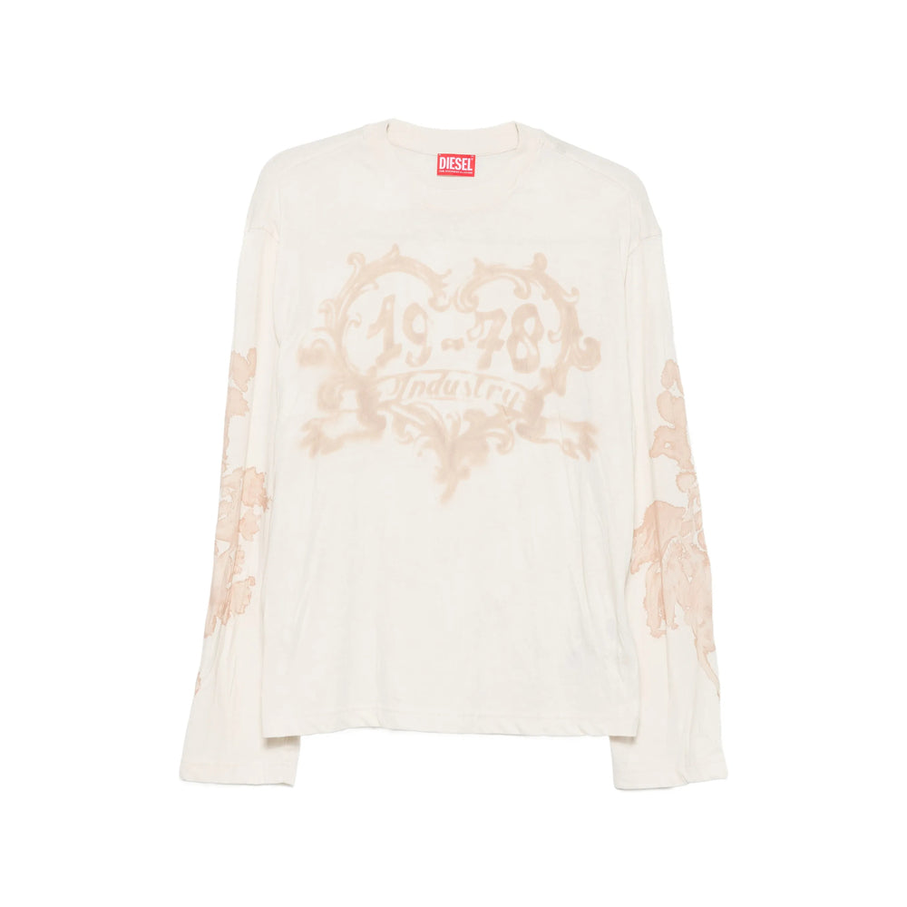 Diesel Neutrals Tops - T-Shirts & Jerseys Women DIESEL