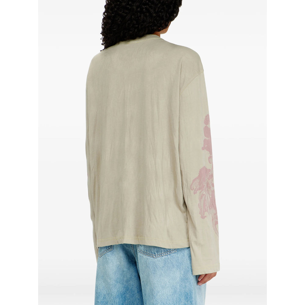 Diesel Neutrals Tops - T-Shirts & Jerseys Women DIESEL