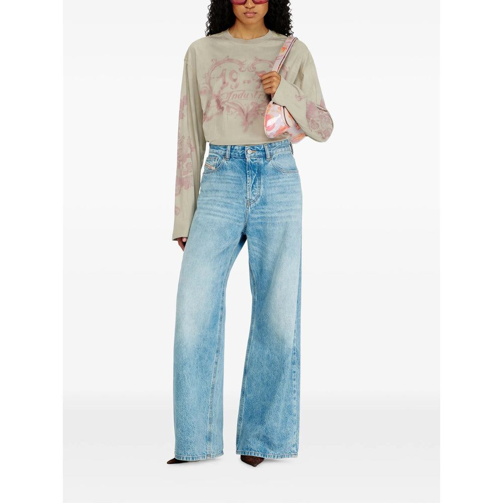 Diesel Neutrals Tops - T-Shirts & Jerseys Women DIESEL