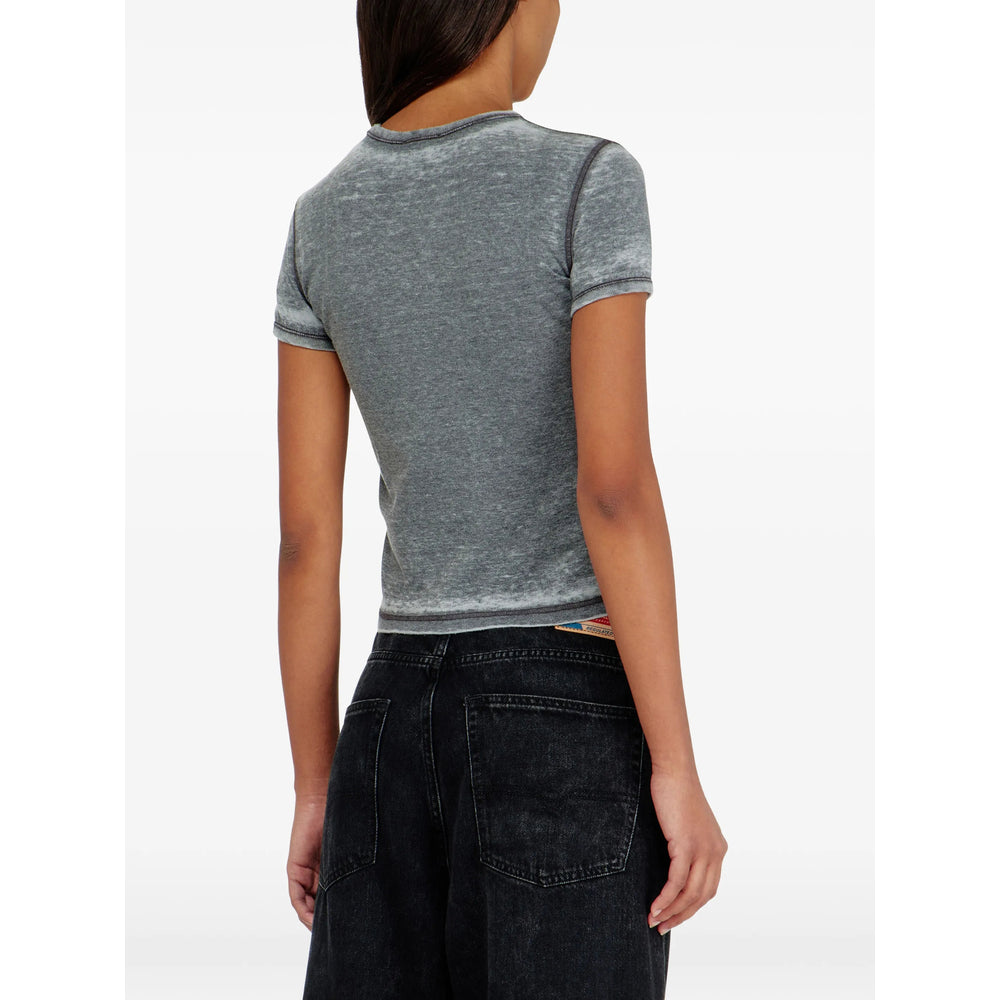 Diesel Grey Tops - T-Shirts & Jerseys Women DIESEL