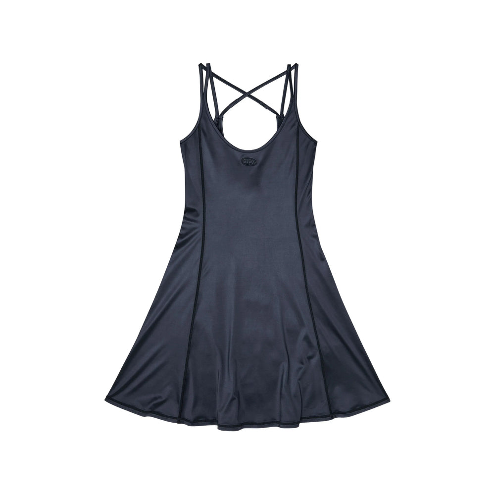 Diesel Grey Dresses - Day Dresses Women DIESEL