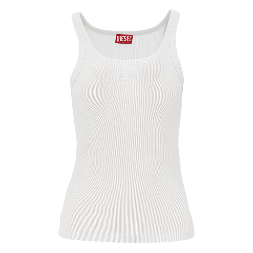 Diesel White Tops - Vests & Tank Tops Women DIESEL