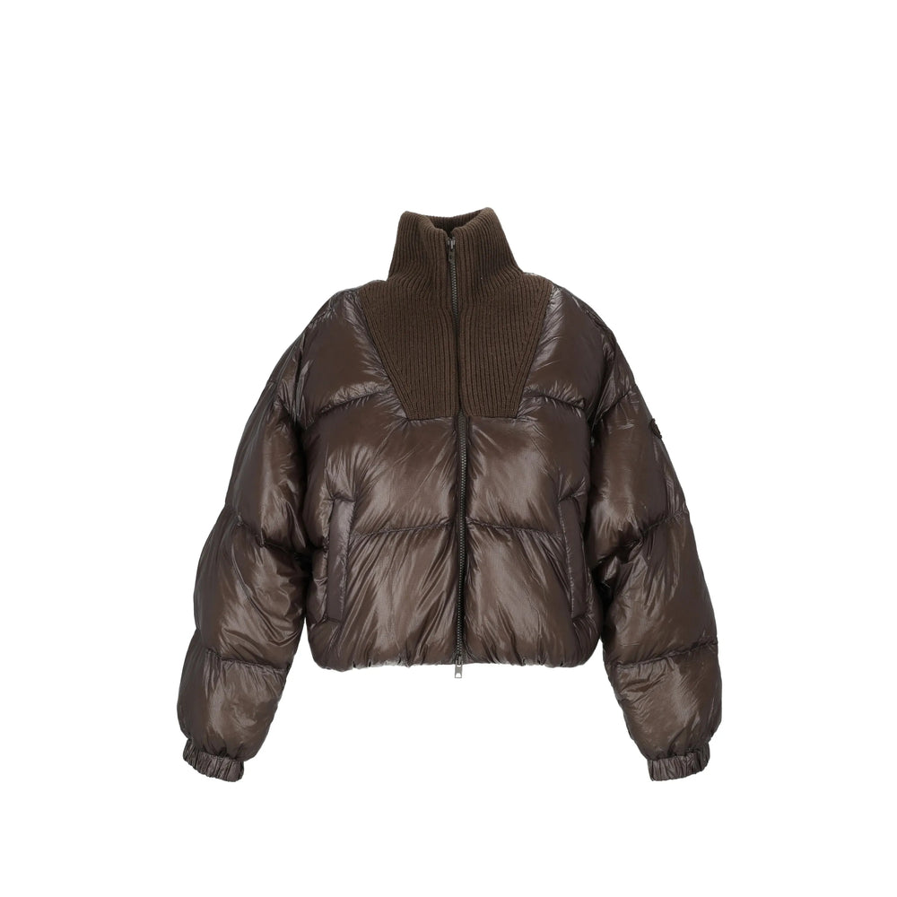 Diesel Brown Jackets Women DIESEL