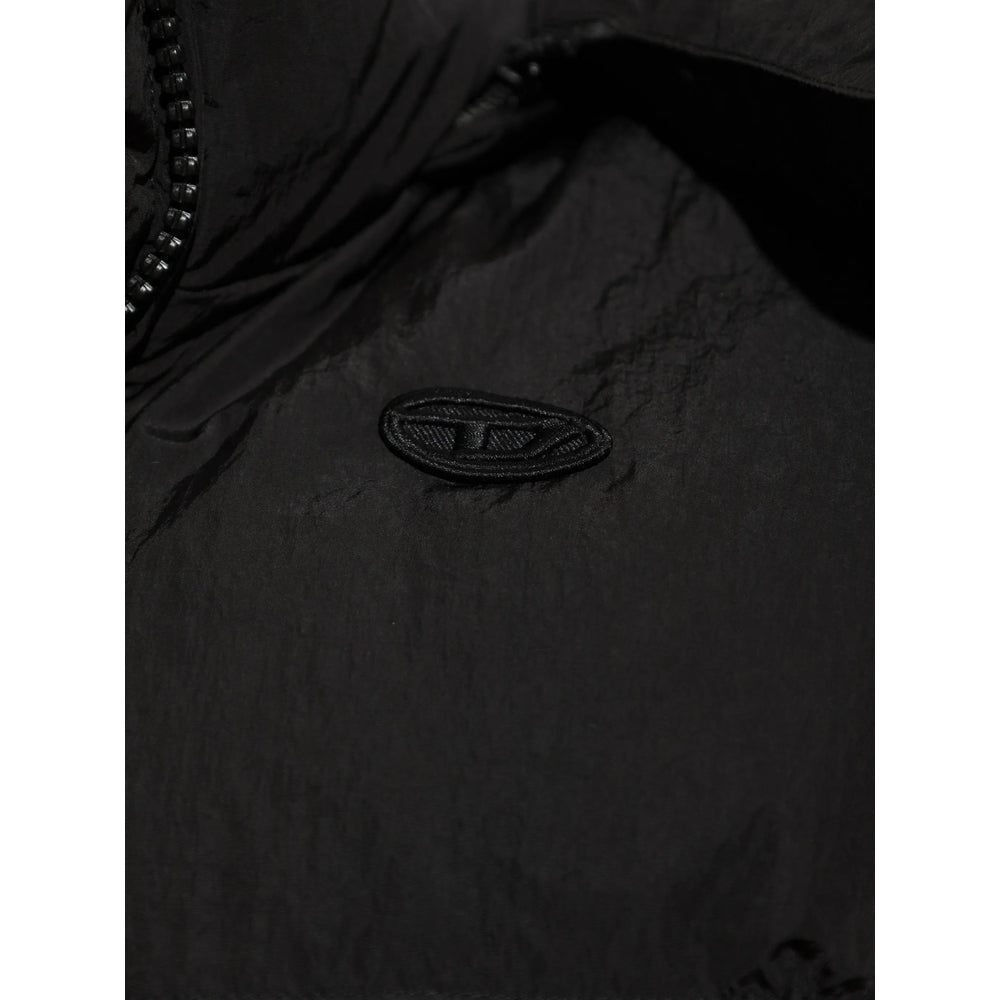 Diesel Black Jackets - Waistcoat & Gilets Women DIESEL