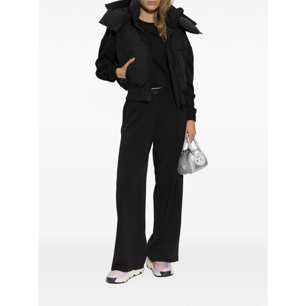 Diesel Black Jackets - Waistcoat & Gilets Women DIESEL