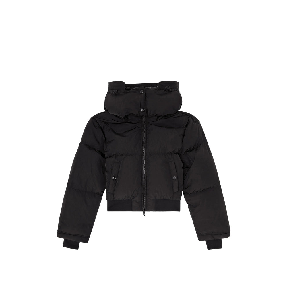 Diesel Black Jackets - Puffer Jackets Women DIESEL
