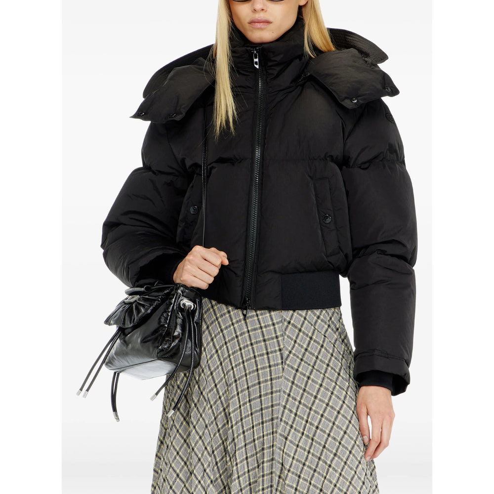 Diesel Black Jackets - Puffer Jackets Women DIESEL