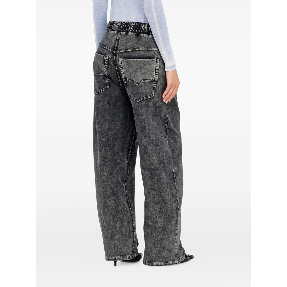 Diesel Grey Trousers - Track Pants Women DIESEL