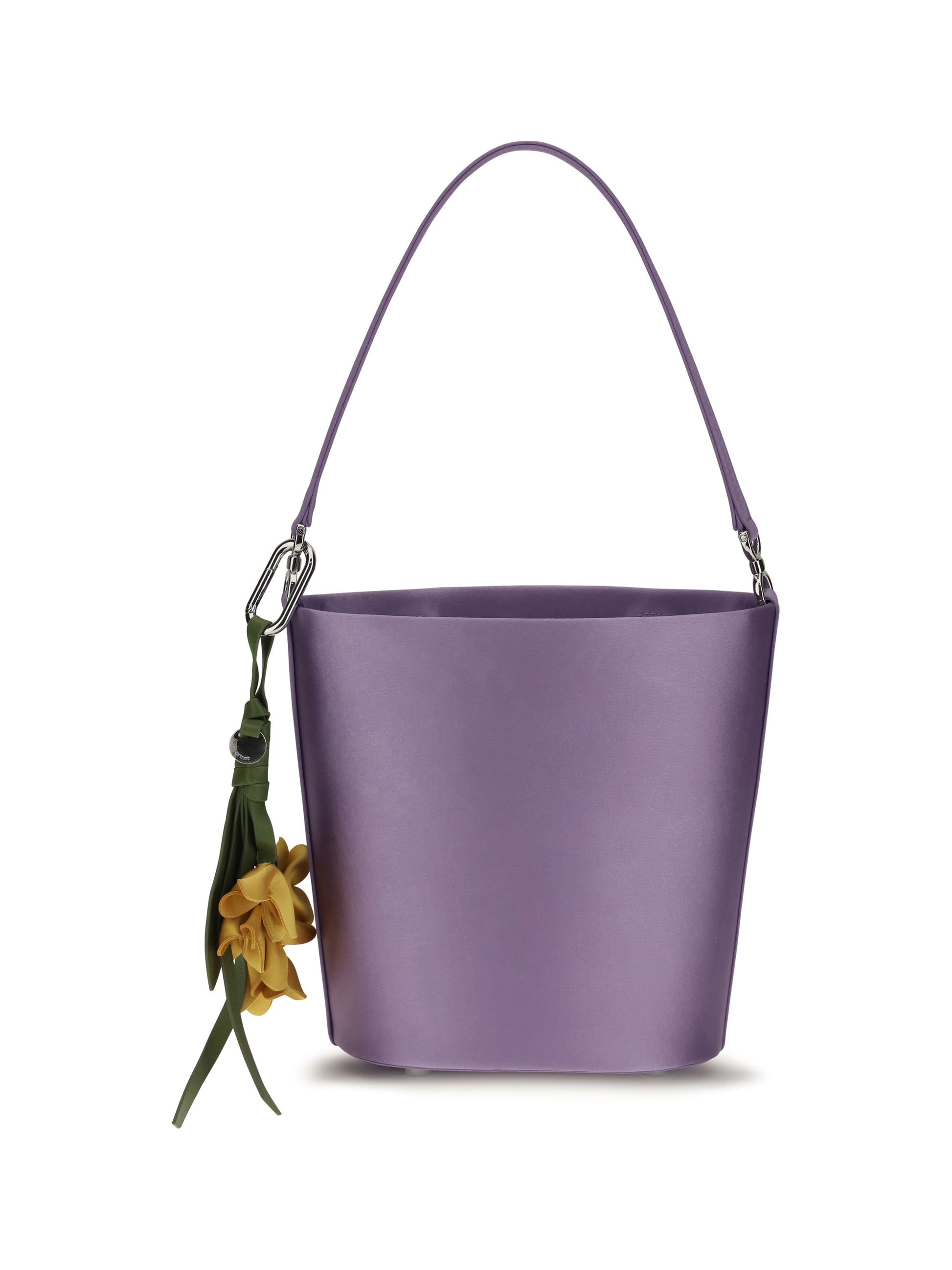 Self-Portrait Women Satin Bucket Bag SELF-PORTRAIT