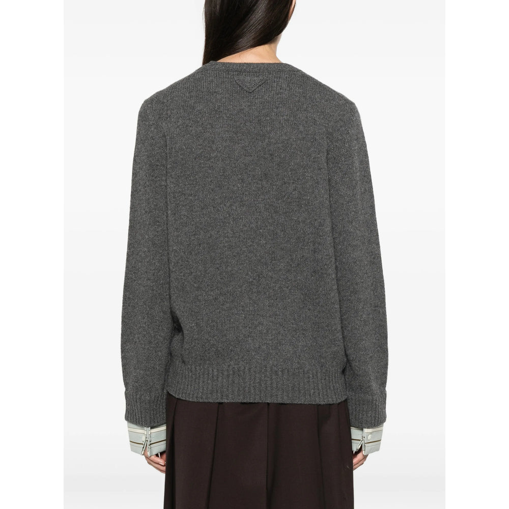 Prada Grey Knitwear - Jumpers Women PRADA