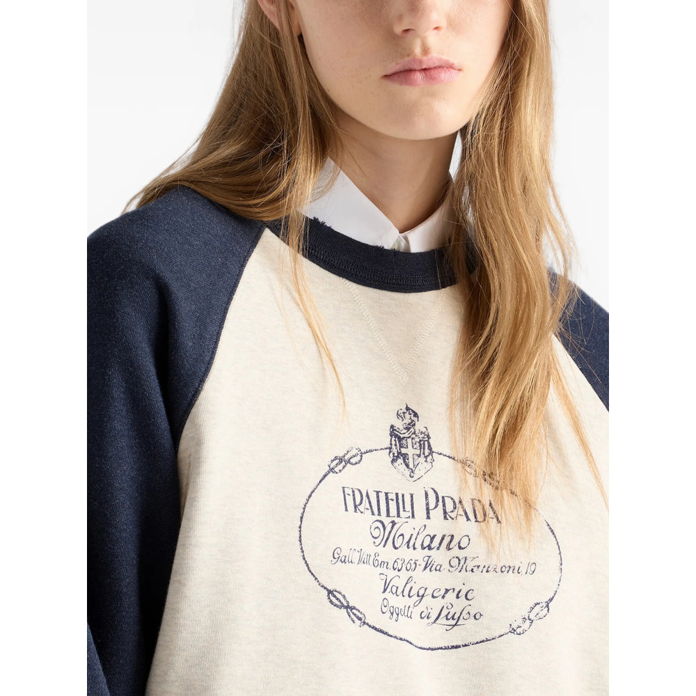 Prada Neutrals Tops - Sweatshirts Women PRADA
