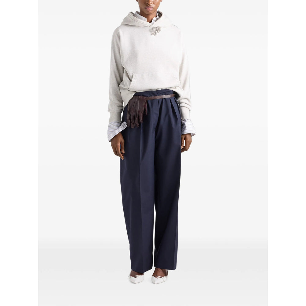 Prada Grey Tops - Hoodies Women PRADA