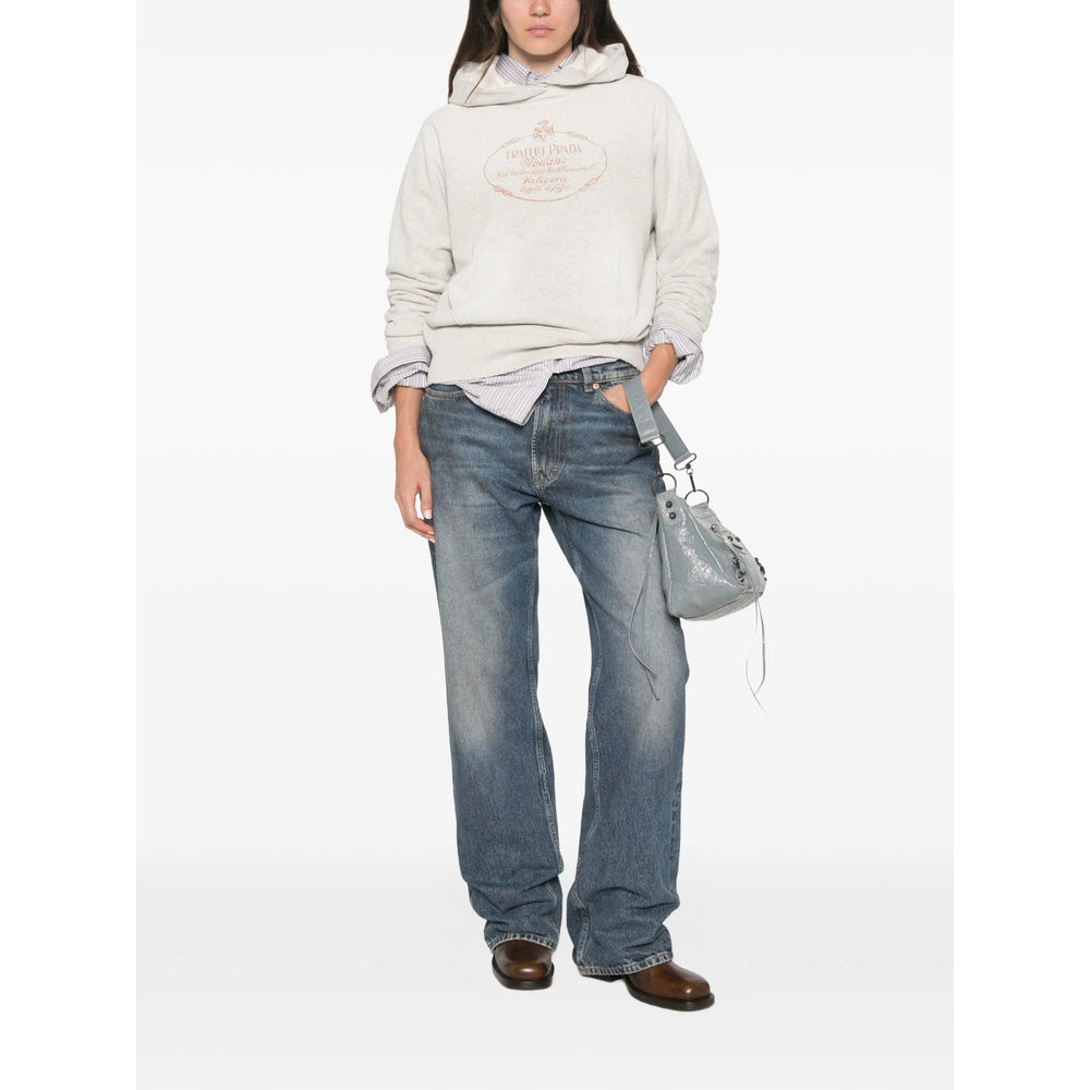 Prada Grey Tops - Hoodies Women PRADA