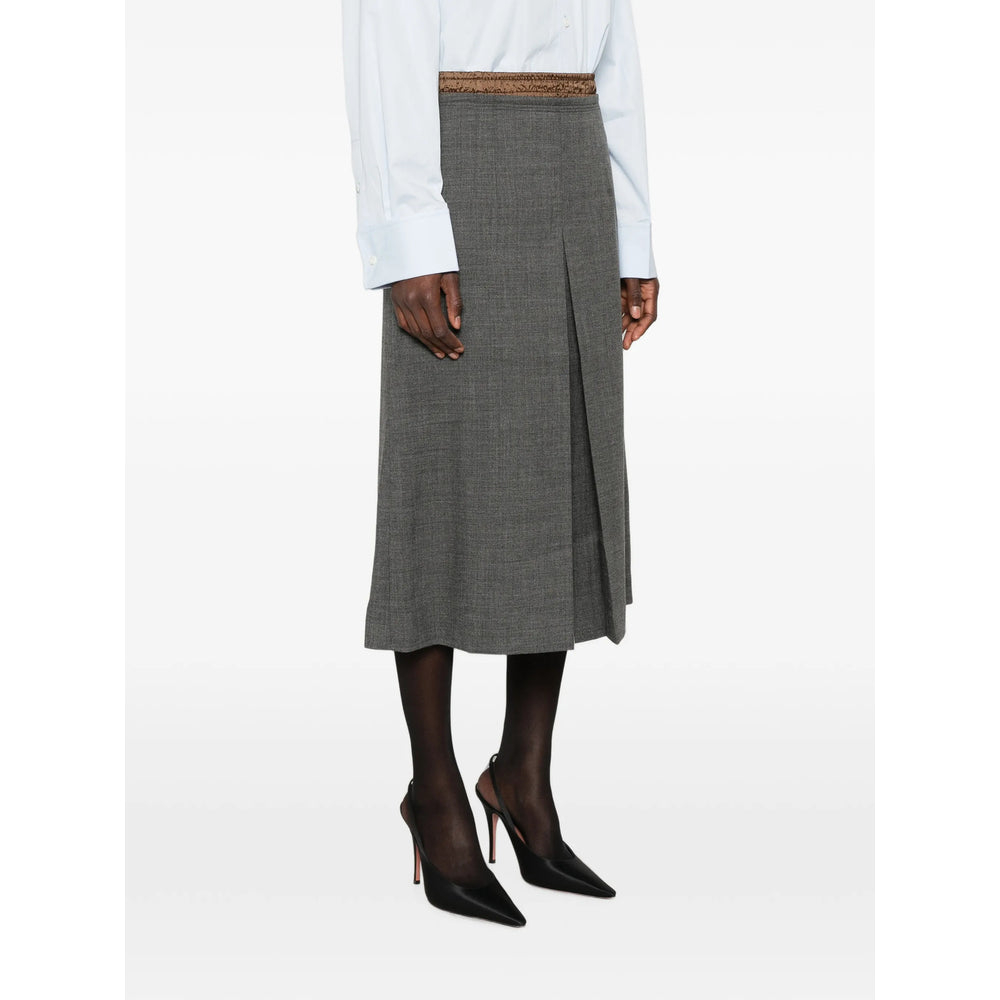 Prada Grey Skirts - A-Line Skirts Women PRADA