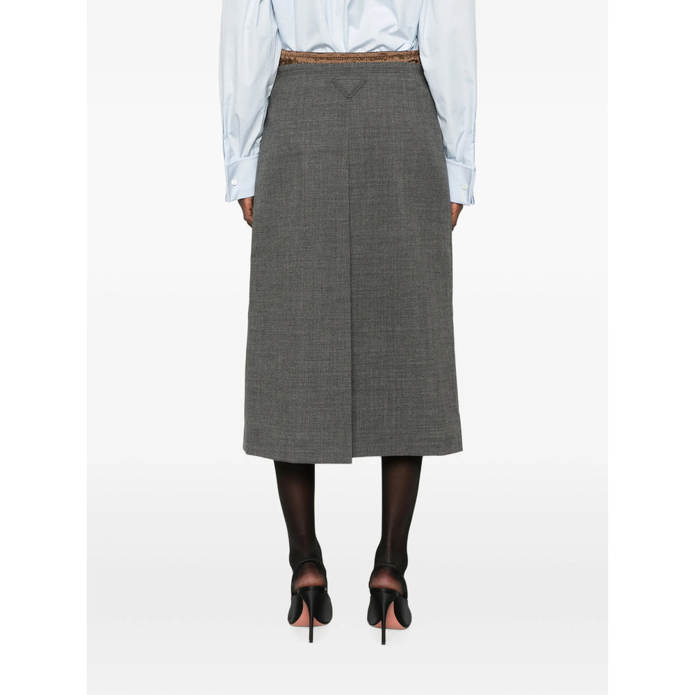 Prada Grey Skirts - Pleated Skirts Women PRADA