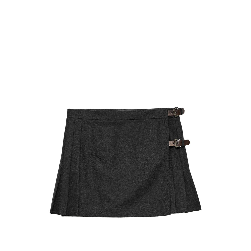 Prada Grey Skirts - Pleated Skirts Women PRADA