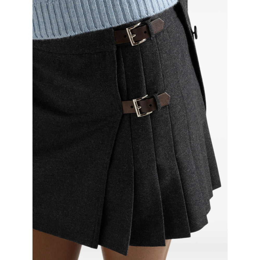 Prada Grey Skirts - Pleated Skirts Women PRADA