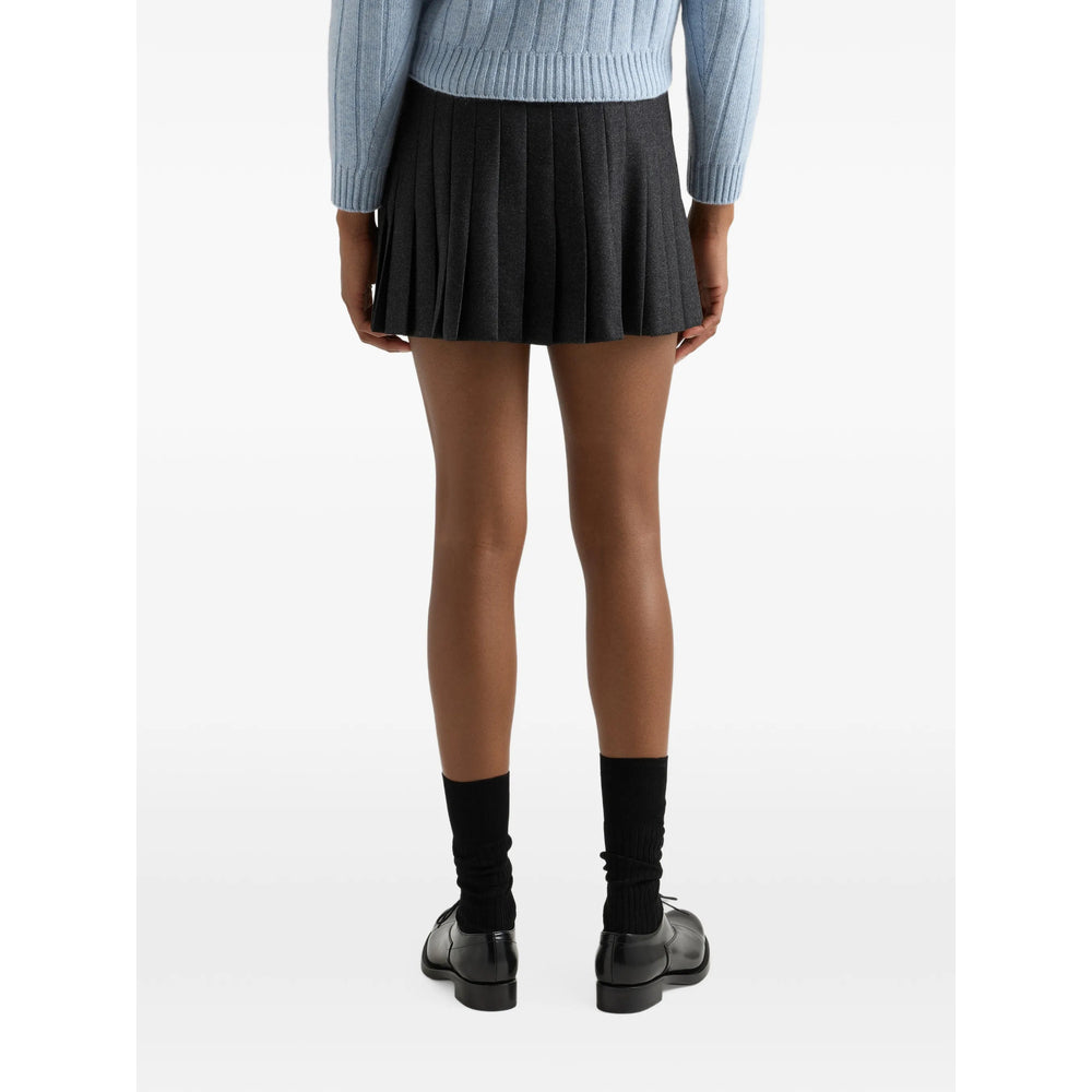 Prada Grey Skirts - Pleated Skirts Women PRADA