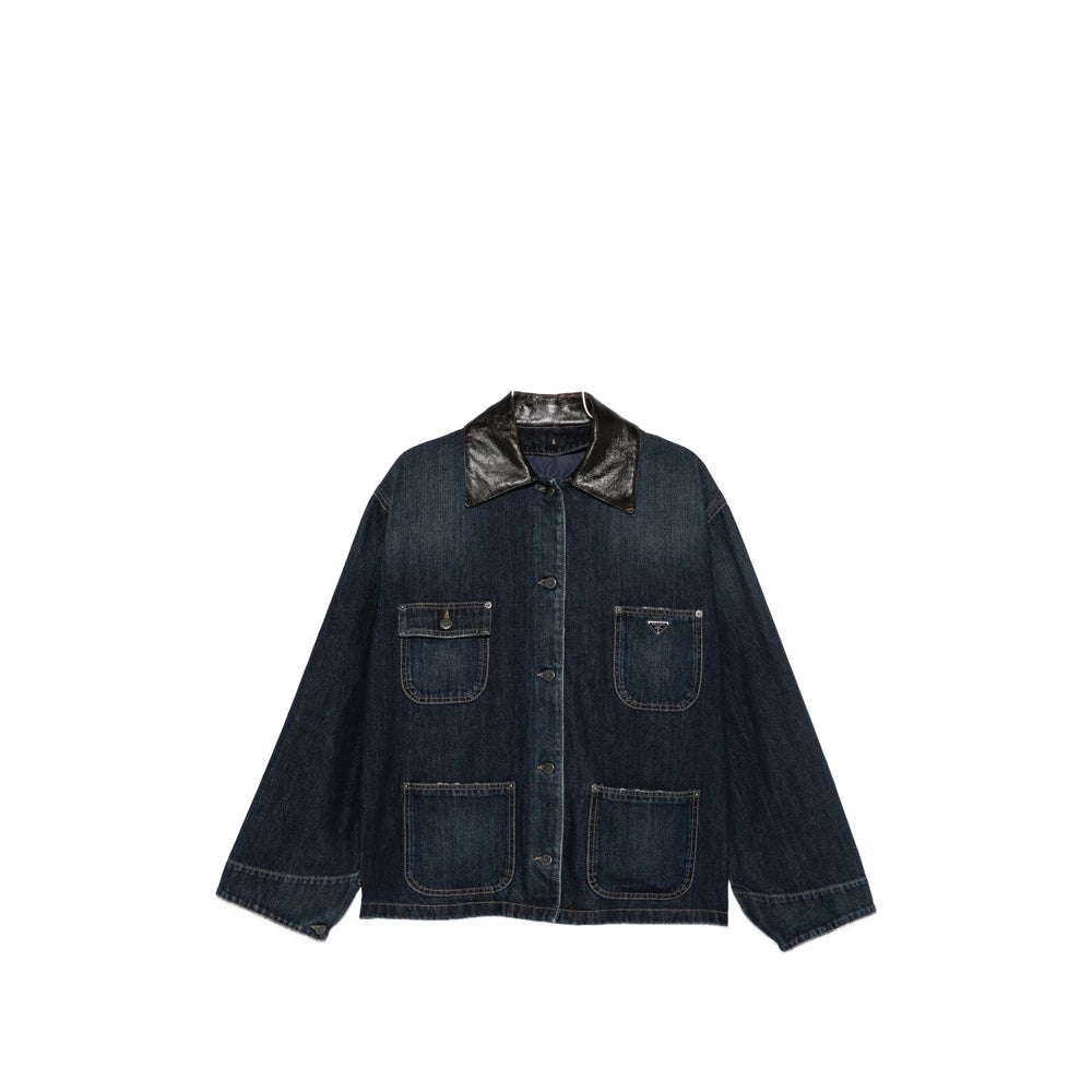 Prada Blue Jackets - Denim Jackets Women PRADA
