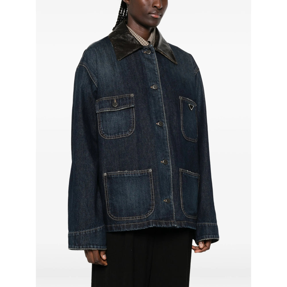 Prada Blue Jackets - Denim Jackets Women PRADA