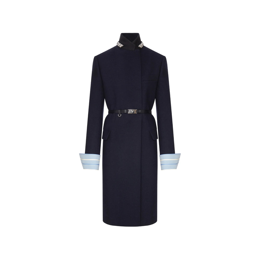 Prada Blue Coats Women