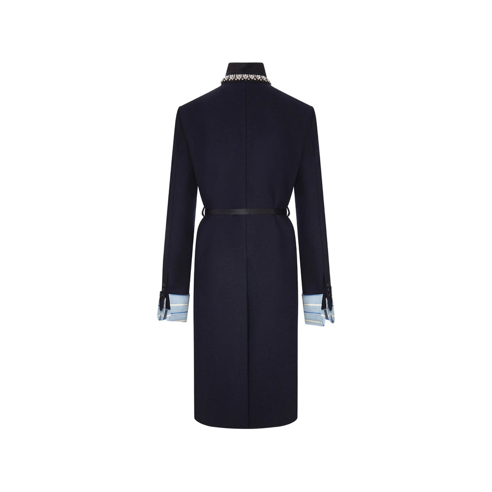 Prada Blue Coats Women
