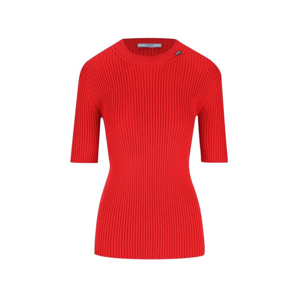 Prada Red Knitwear - Jumpers Women PRADA