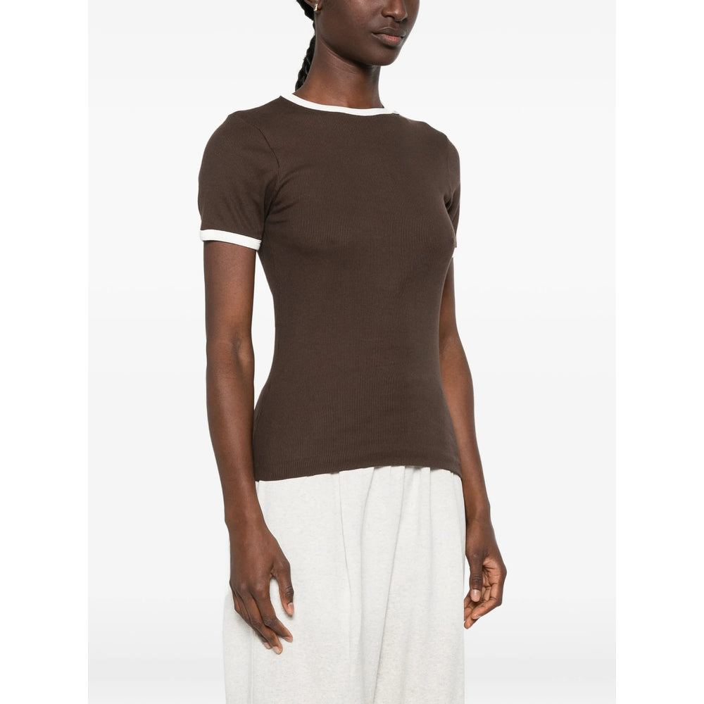 Prada Brown Tops - T-Shirts & Jerseys Women PRADA