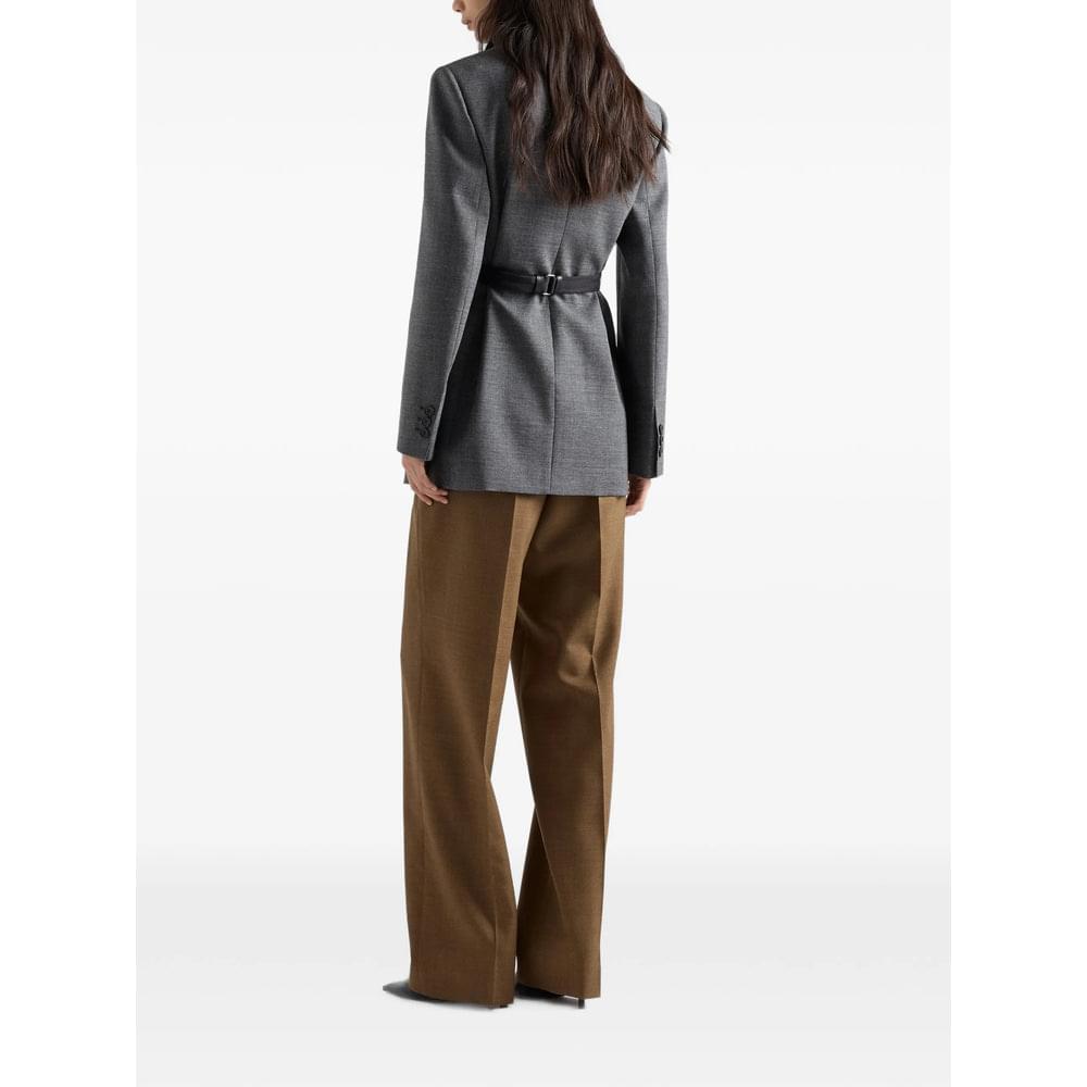 Prada Neutrals Trousers - Tailored Trousers Women PRADA