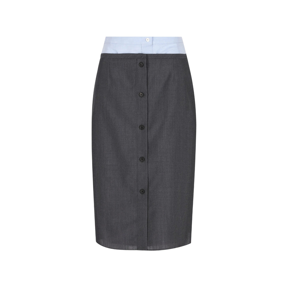 Prada Grey Skirts - Pencil Skirts Women PRADA