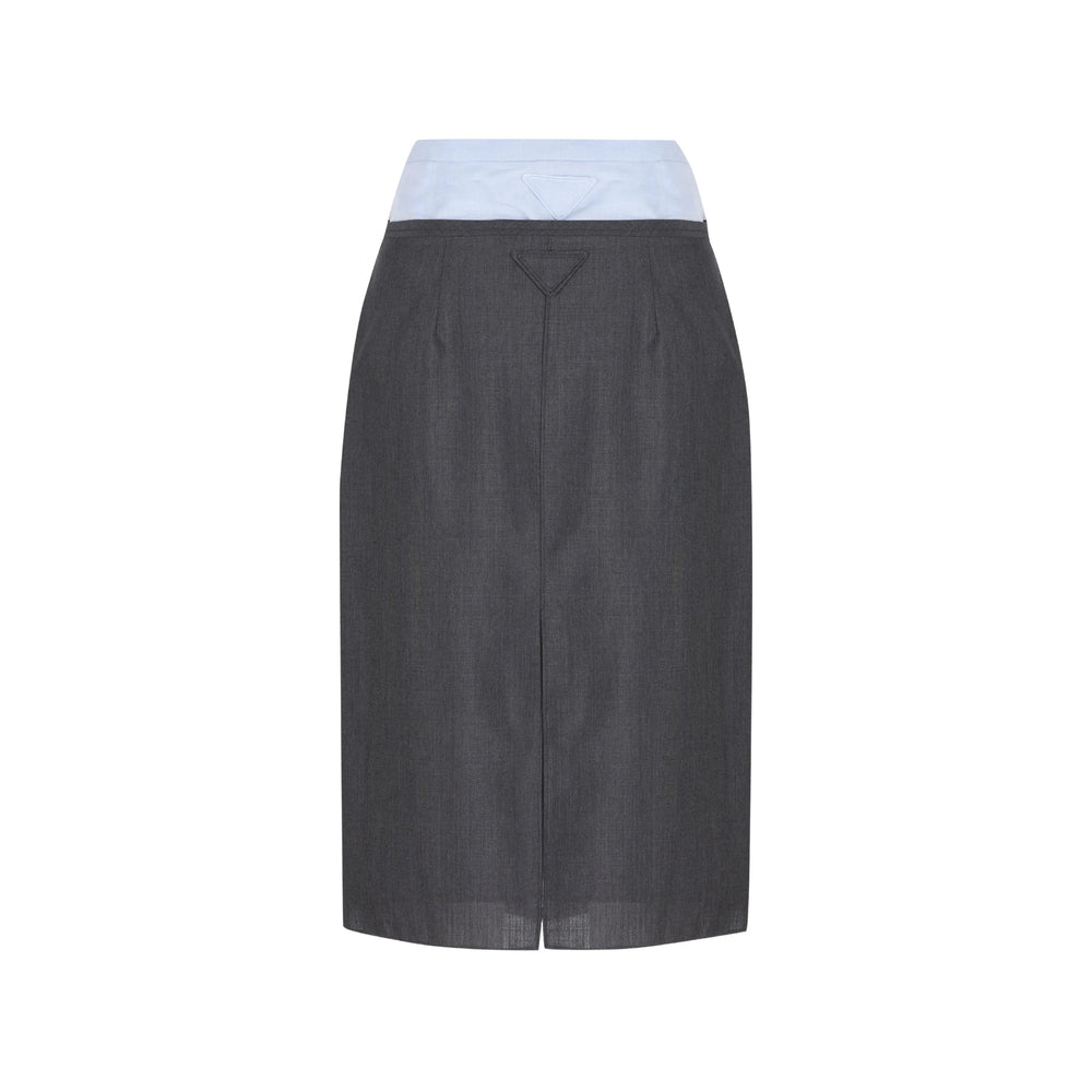 Prada Grey Skirts - Pencil Skirts Women PRADA