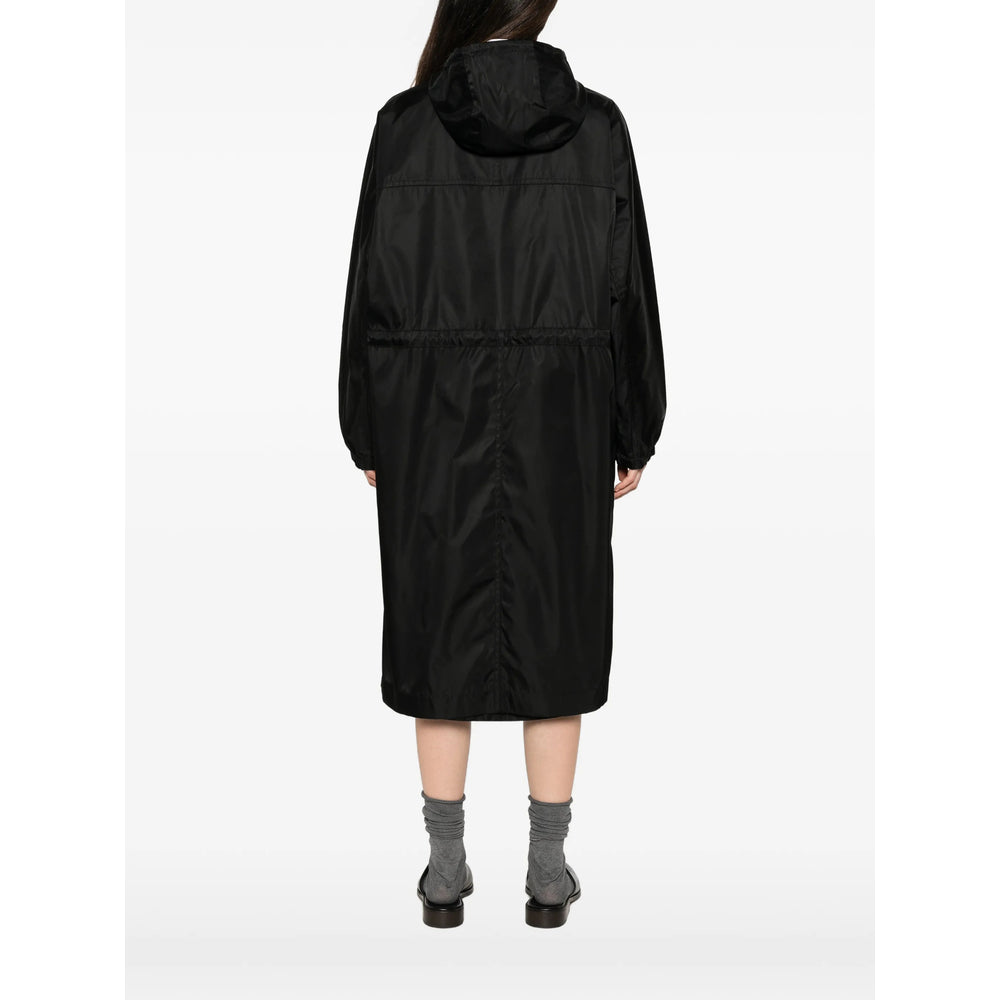 Prada Black Coats - Oversized Coats Women PRADA