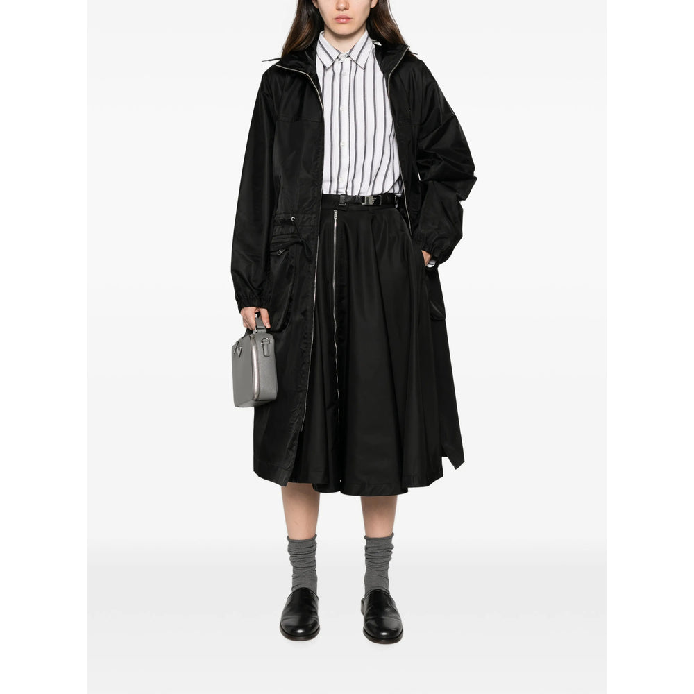 Prada Black Coats - Oversized Coats Women PRADA