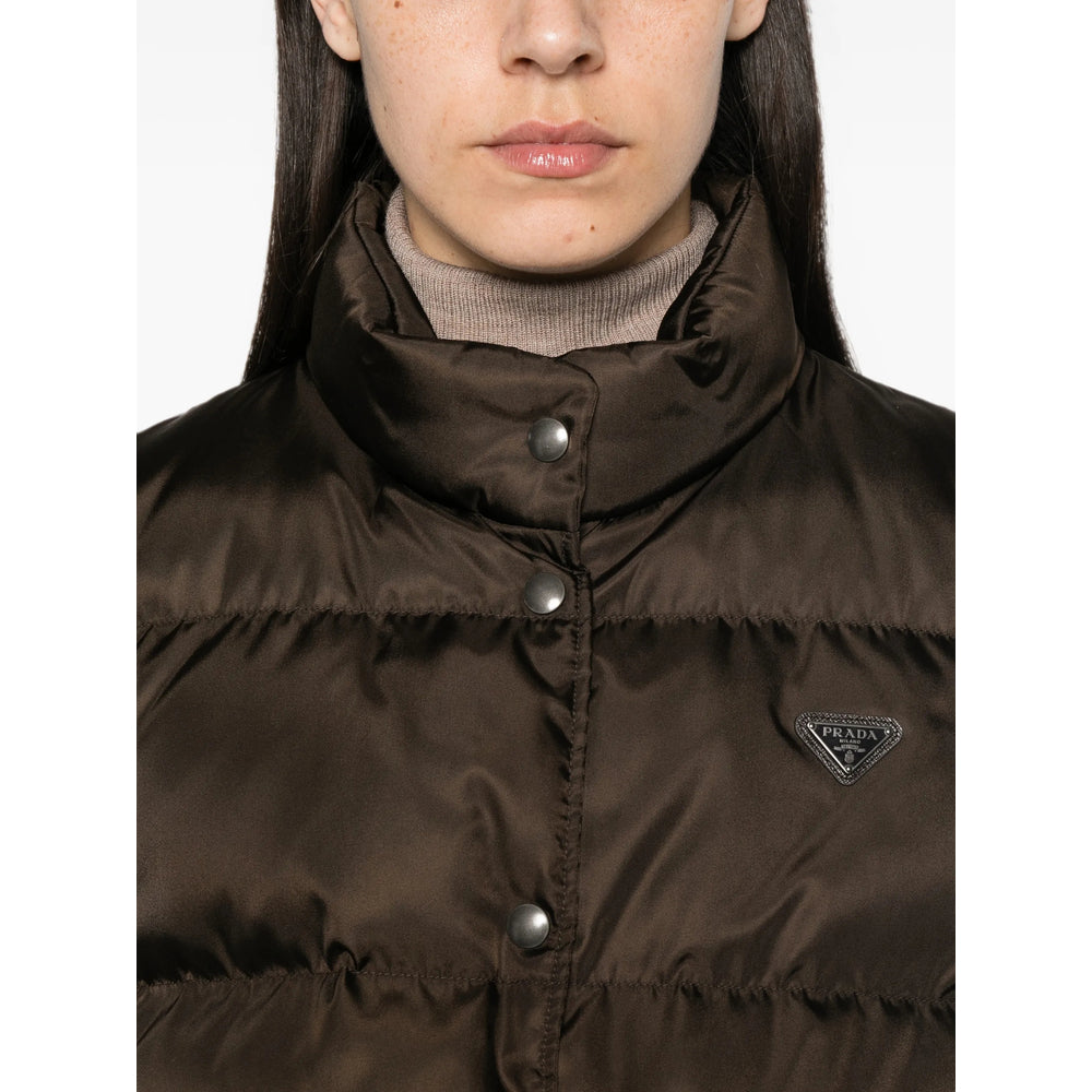 Prada Brown Jackets Women PRADA