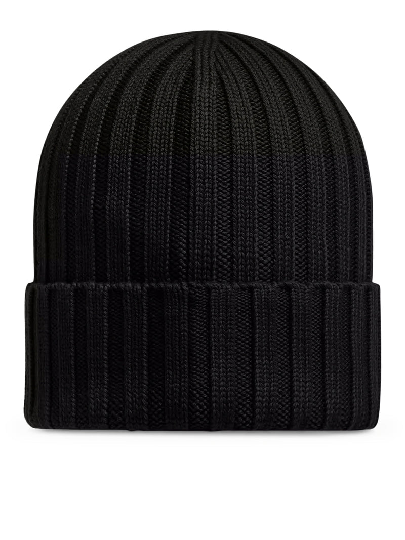 Moncler Women Logo-Embroidered Wool Beanie MONCLER