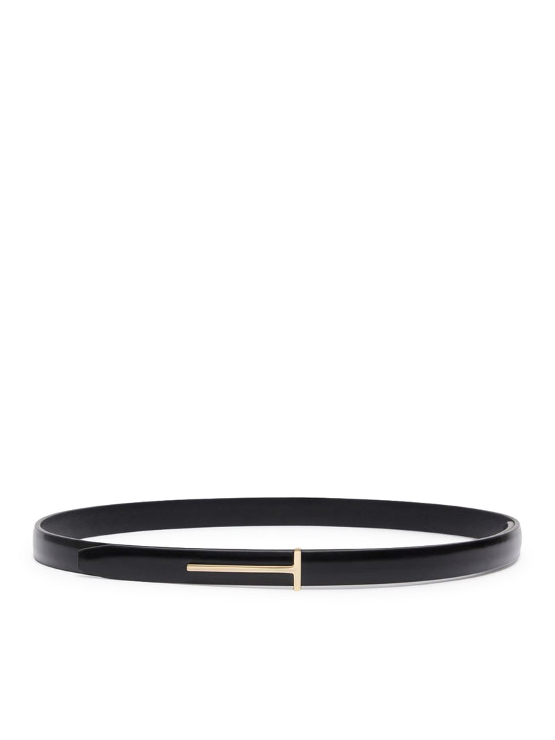 Tom Ford Women Thin Brushed Leather Belt TOM FORD