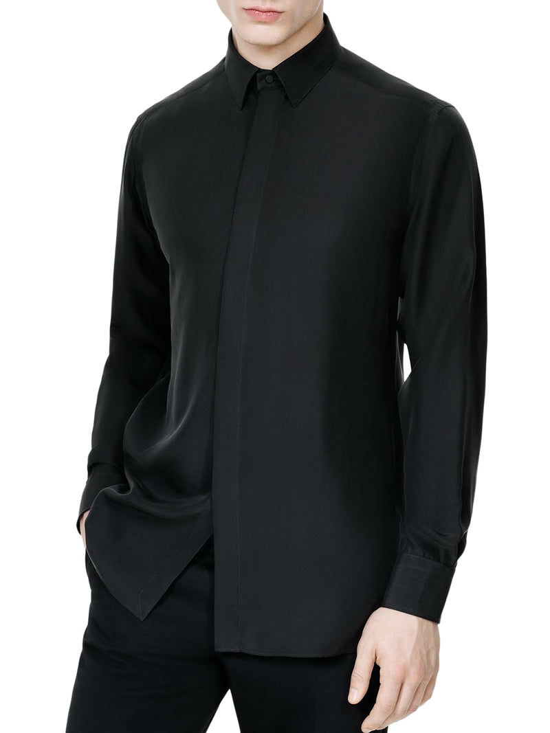 Tom Ford Men Tom Ford Silk Charmeuse Shirt TOM FORD
