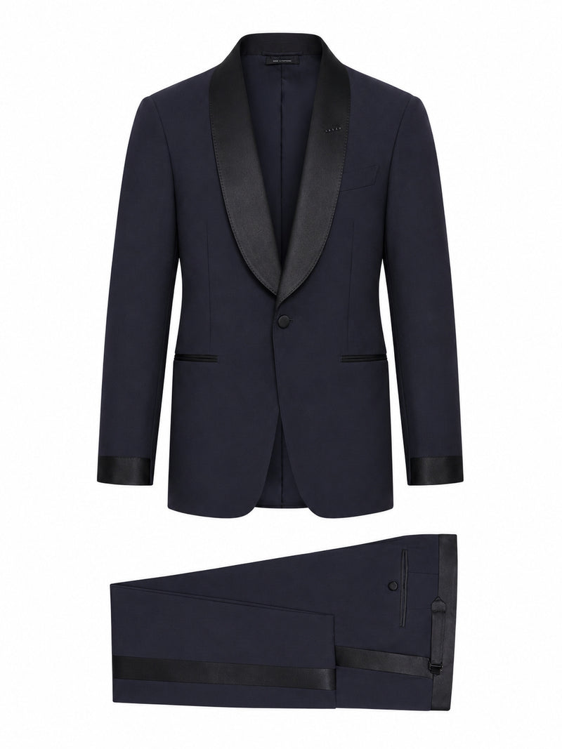 Tom Ford Men Single Breasted Tuxedo With Silk Inserts TOM FORD