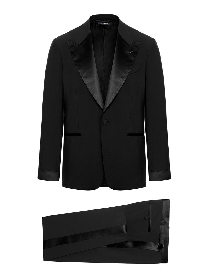 Tom Ford Men Single-Breasted Tuxedo With Silk Inserts TOM FORD