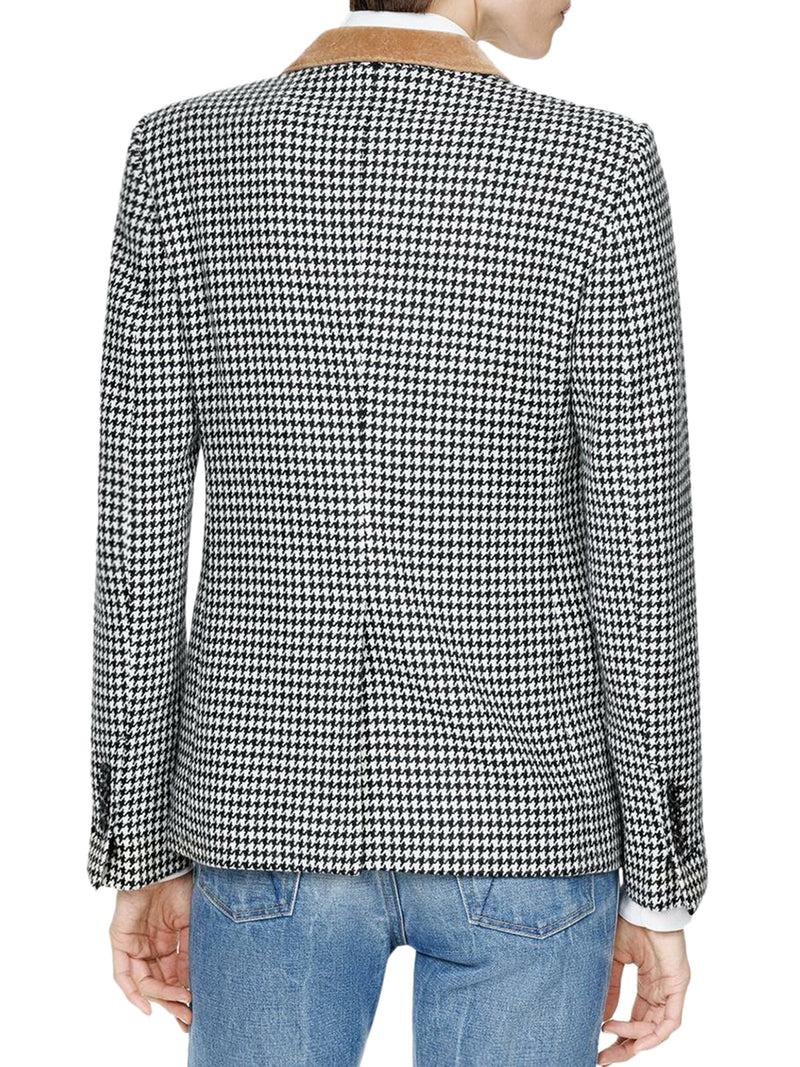 Tom Ford Women Boyfriend Jacket In Houndstooth Cashmere TOM FORD