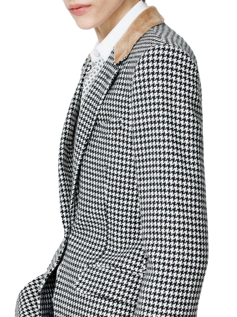Tom Ford Women Boyfriend Jacket In Houndstooth Cashmere TOM FORD