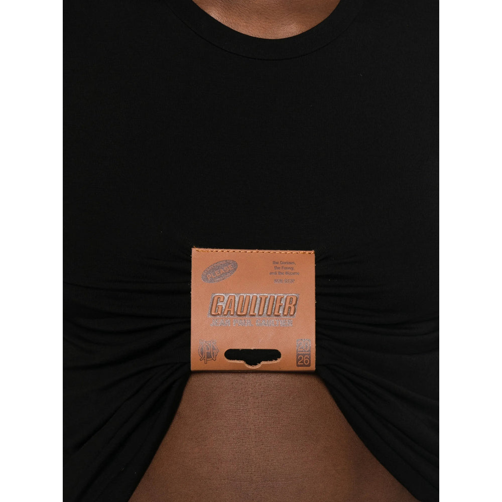Jean Paul Gaultier Black Tops - T-Shirts & Jerseys Women JEAN PAUL GAULTIER