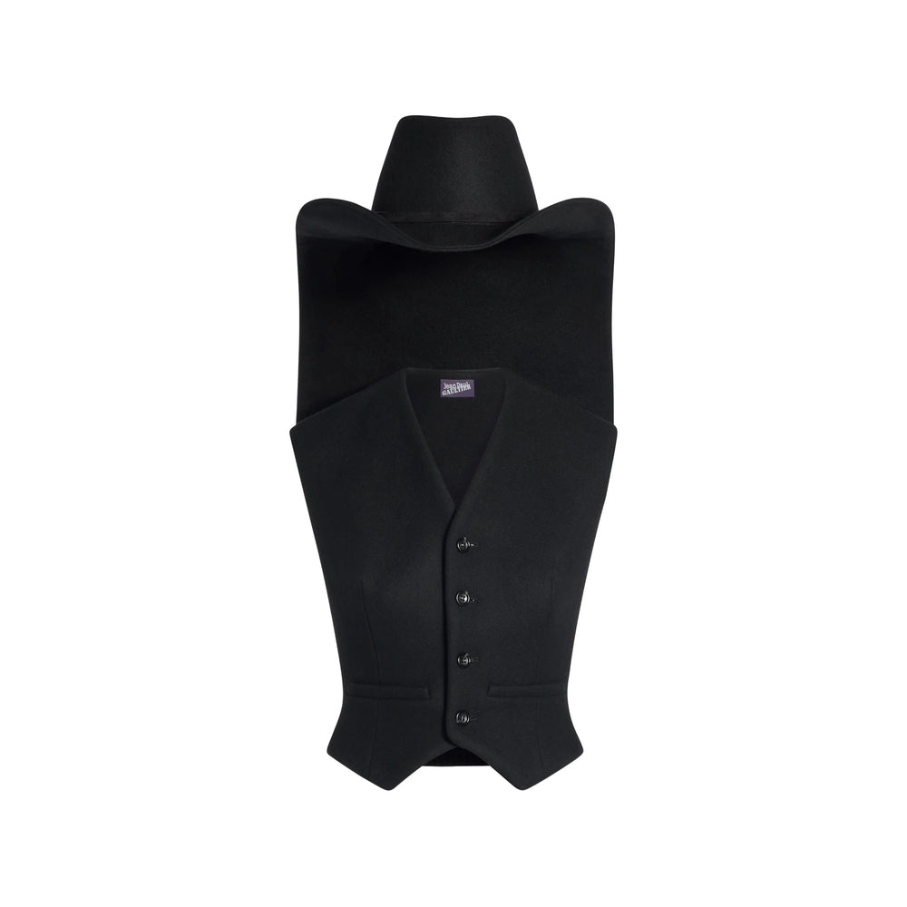 Jean Paul Gaultier Black Jackets - Waistcoat & Gilets Women JEAN PAUL GAULTIER