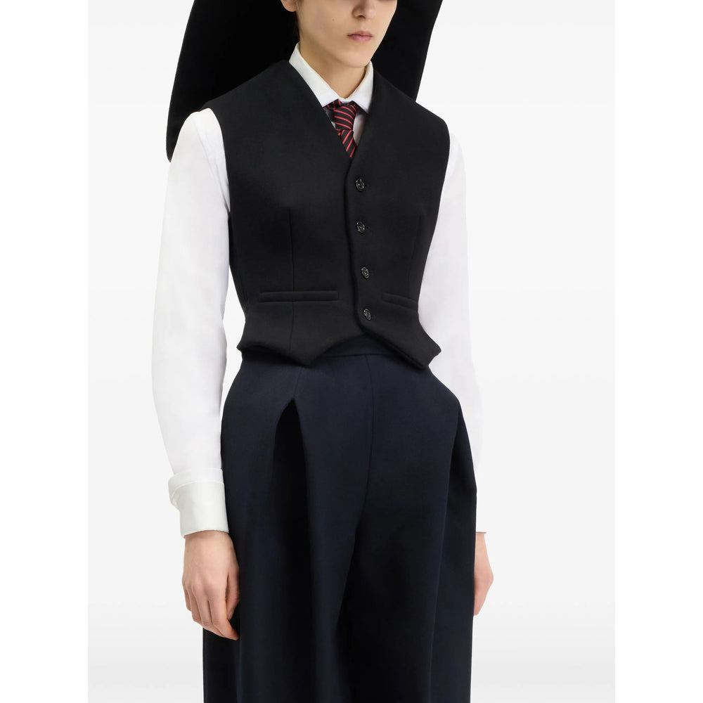 Jean Paul Gaultier Black Jackets - Waistcoat & Gilets Women JEAN PAUL GAULTIER