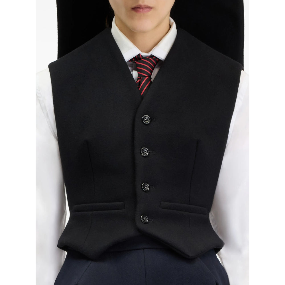 Jean Paul Gaultier Black Jackets - Waistcoat & Gilets Women JEAN PAUL GAULTIER