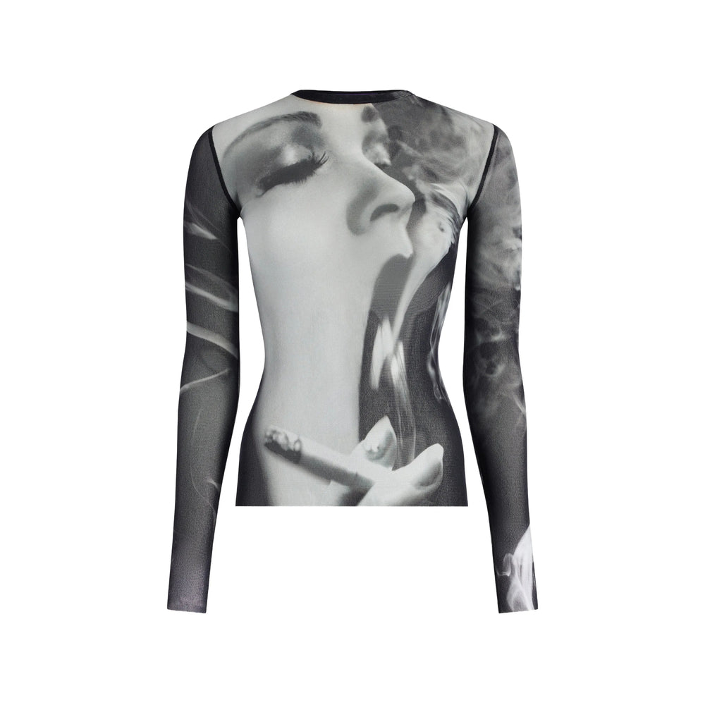 Jean Paul Gaultier Black Tops - T-Shirts & Jerseys Women JEAN PAUL GAULTIER