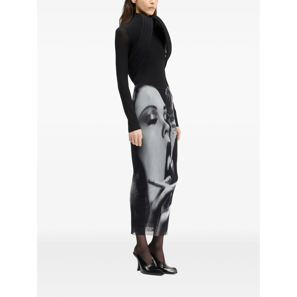 Jean Paul Gaultier Grey Skirts - Straight Skirts Women JEAN PAUL GAULTIER