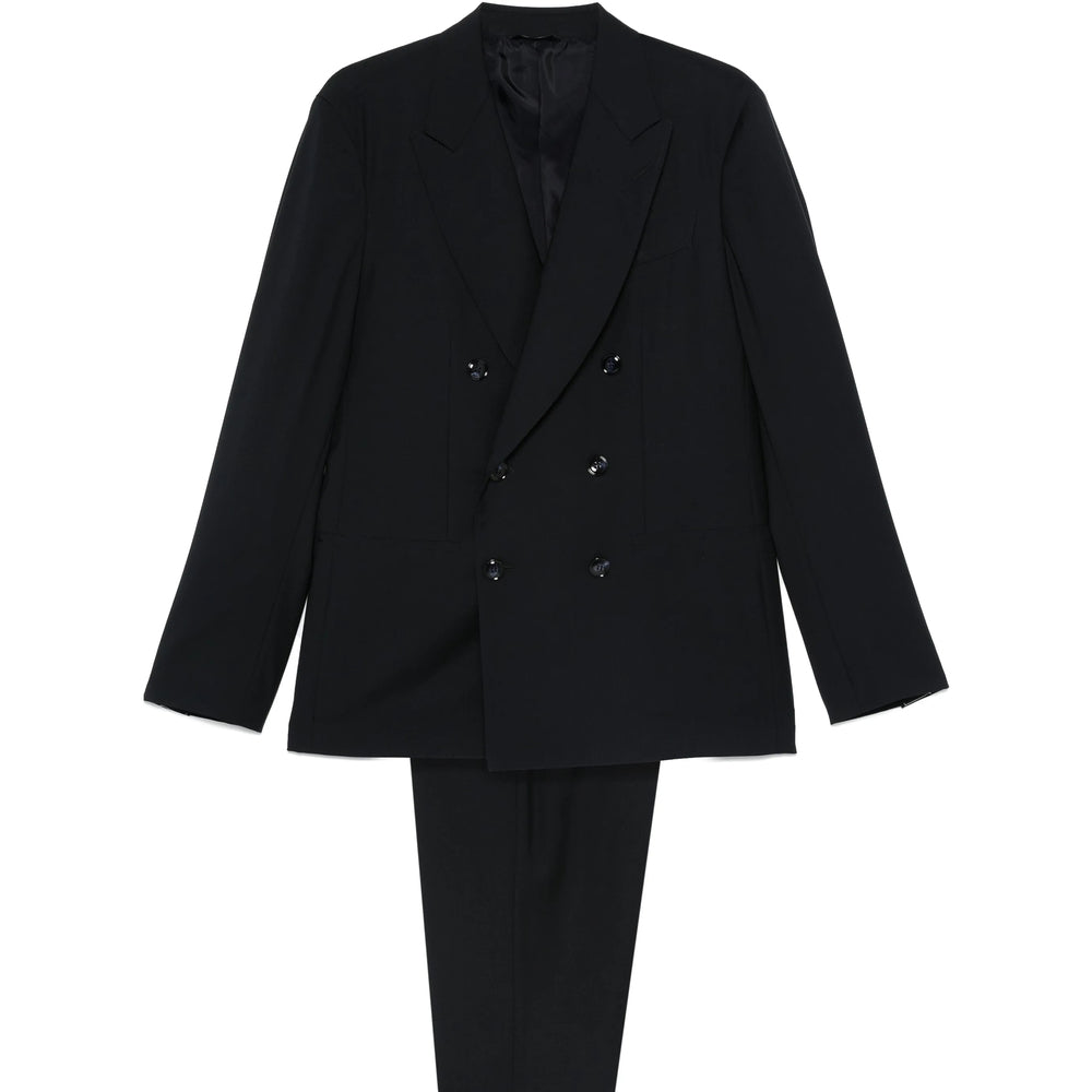 Giorgio Armani Black Suits - Double  Breasted Suits Men