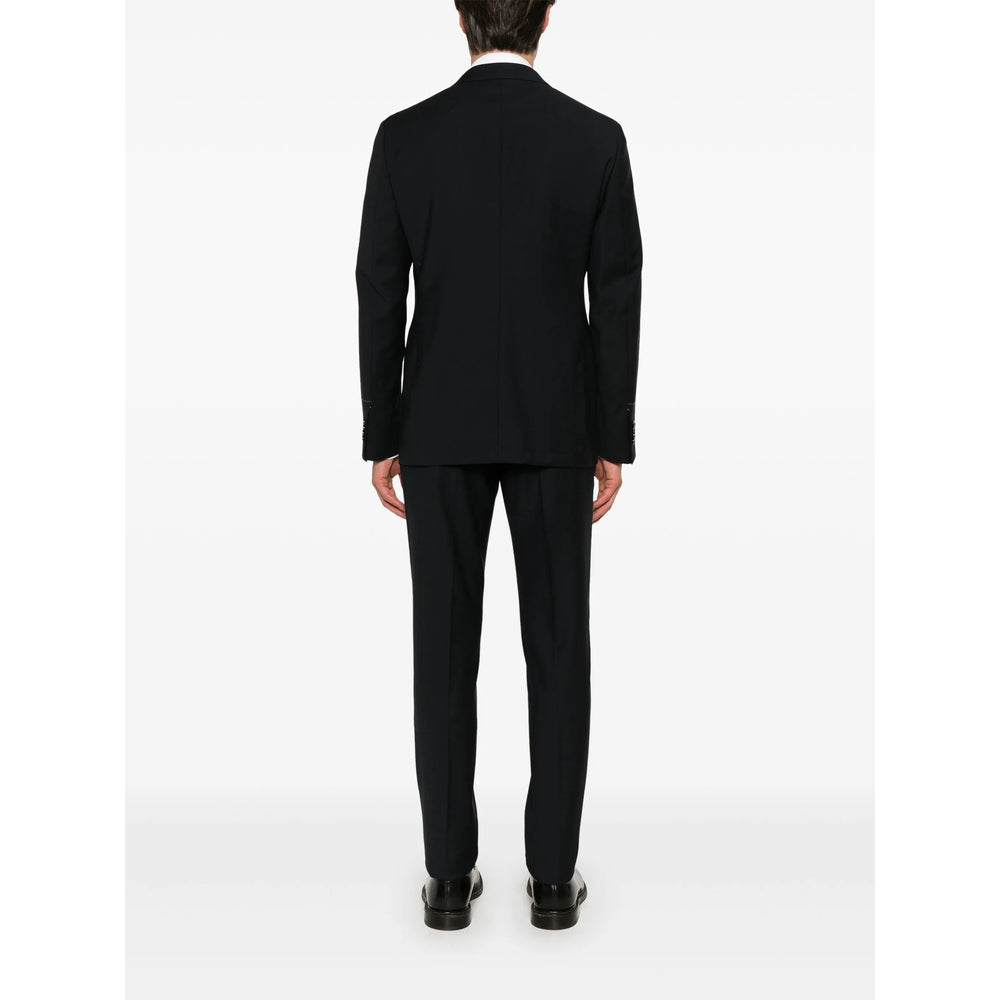 Giorgio Armani Black Suits - Double  Breasted Suits Men