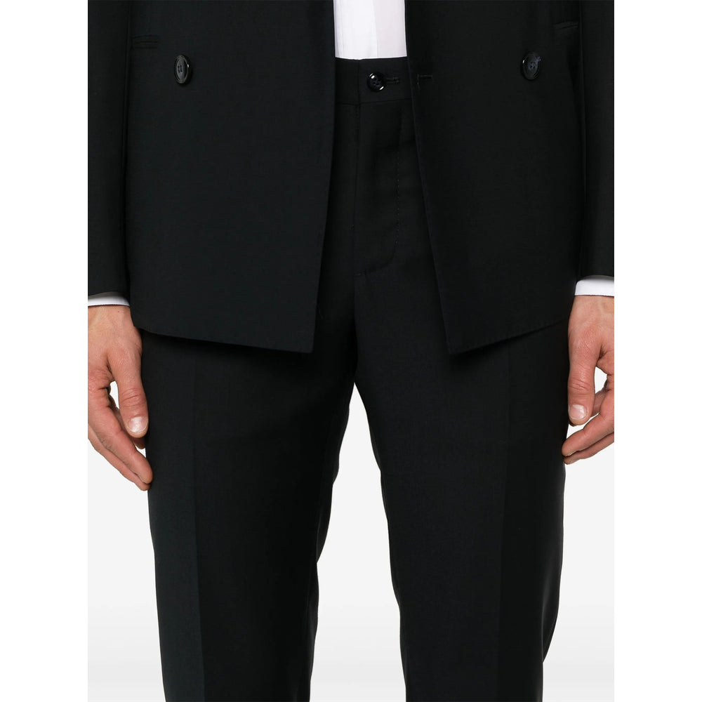 Giorgio Armani Black Suits - Double  Breasted Suits Men